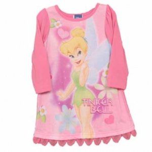 Disney Tinkerbell Toddler Girl's Nightgown